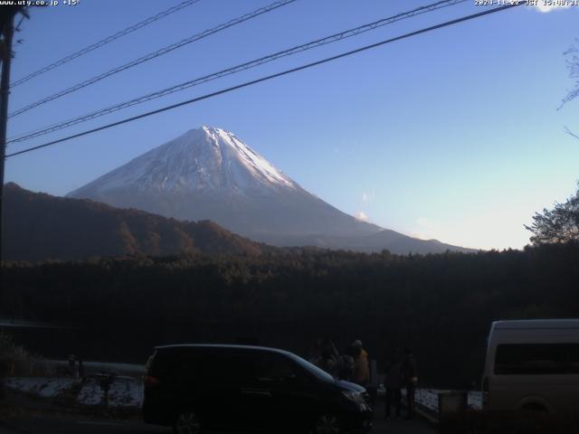 西湖からの富士山