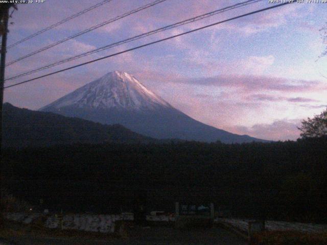 西湖からの富士山