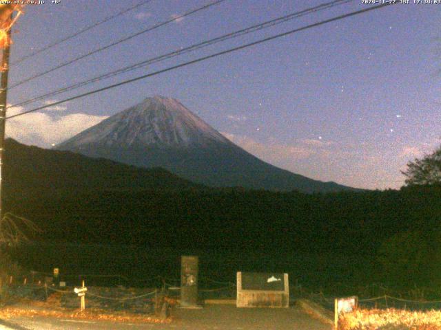 西湖からの富士山