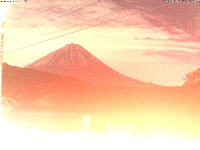 西湖からの富士山