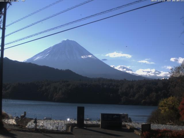 西湖からの富士山