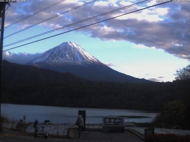 西湖からの富士山