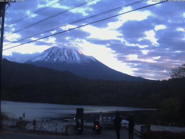 西湖からの富士山