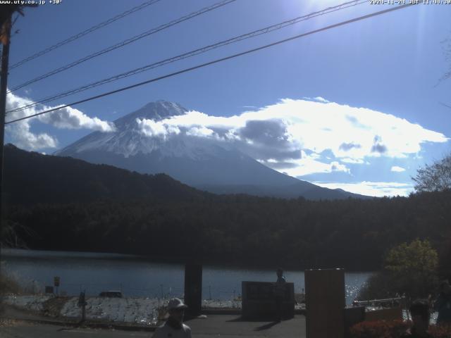 西湖からの富士山