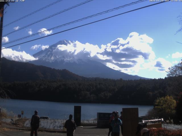 西湖からの富士山