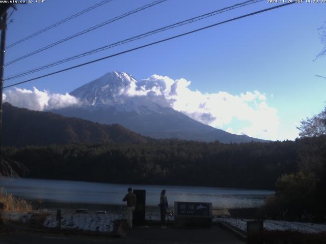 西湖からの富士山