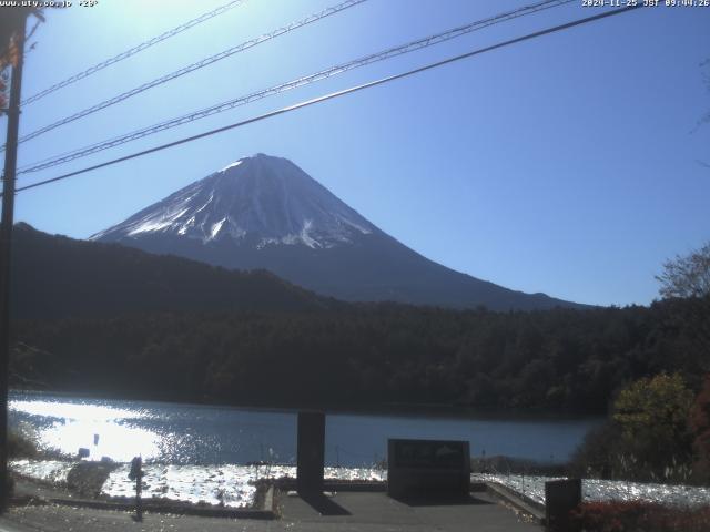 西湖からの富士山