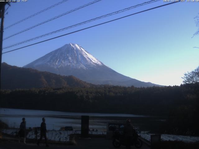 西湖からの富士山