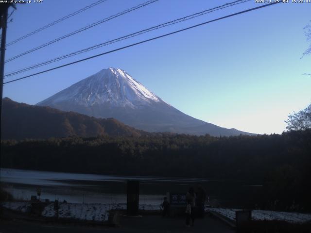 西湖からの富士山