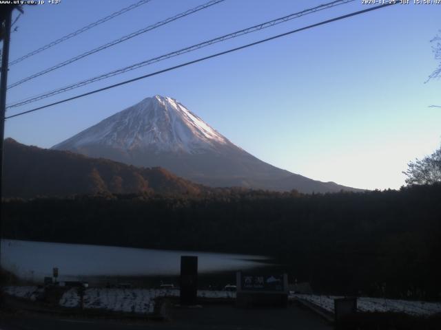 西湖からの富士山