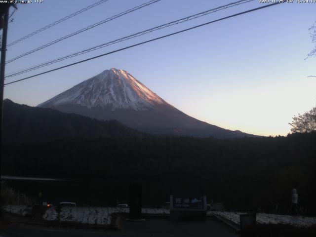 西湖からの富士山