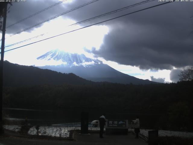 西湖からの富士山