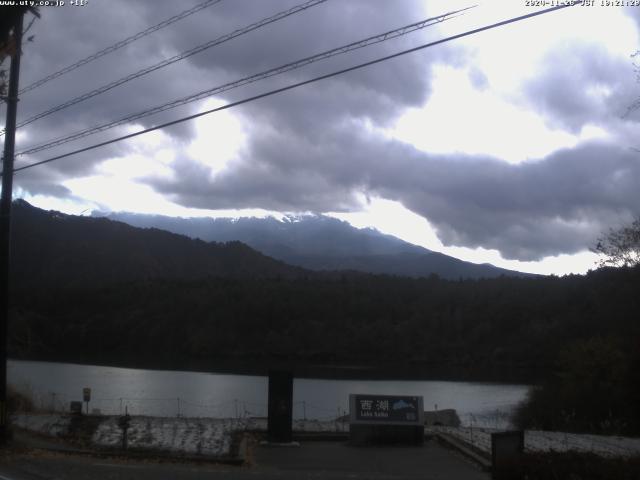 西湖からの富士山