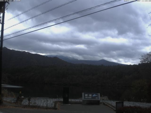 西湖からの富士山