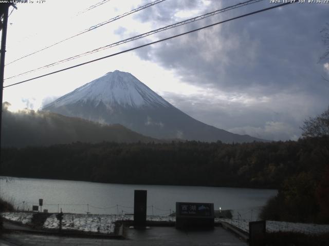 西湖からの富士山