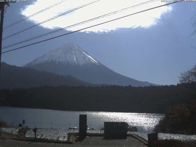 西湖からの富士山