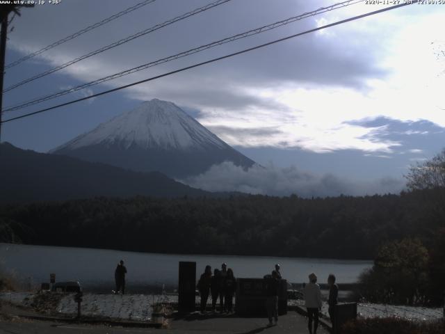 西湖からの富士山