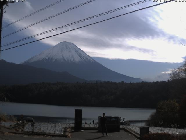 西湖からの富士山