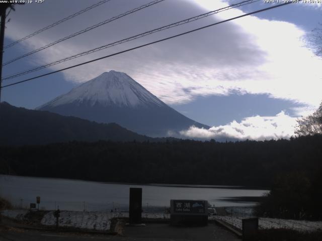 西湖からの富士山