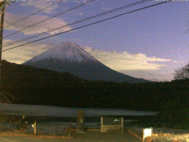 西湖からの富士山