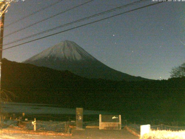 西湖からの富士山