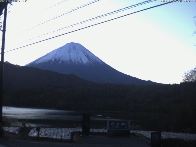 西湖からの富士山