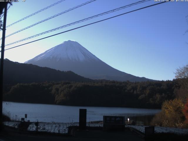 西湖からの富士山