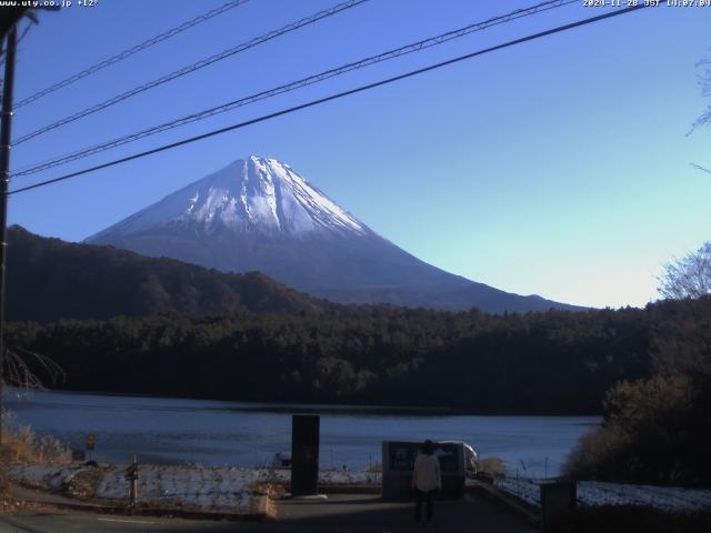 西湖からの富士山