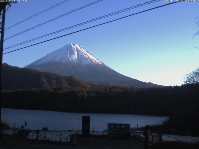 西湖からの富士山