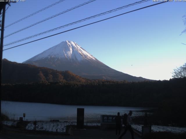 西湖からの富士山