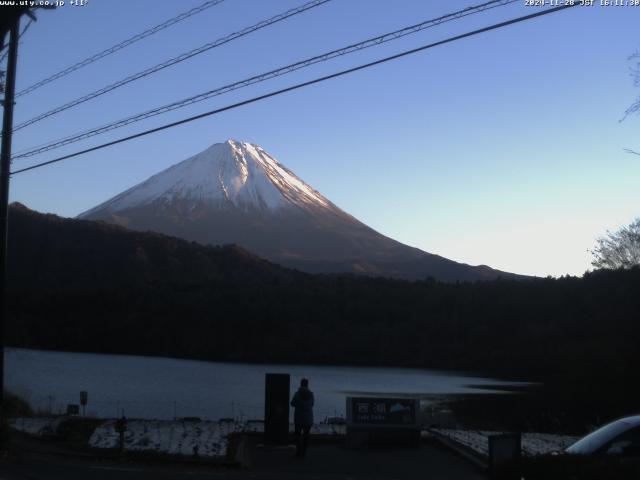 西湖からの富士山