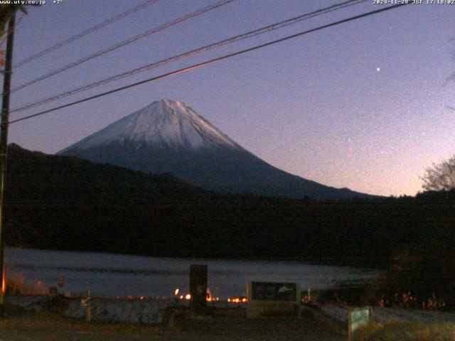 西湖からの富士山