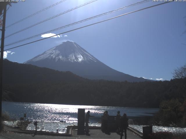 西湖からの富士山