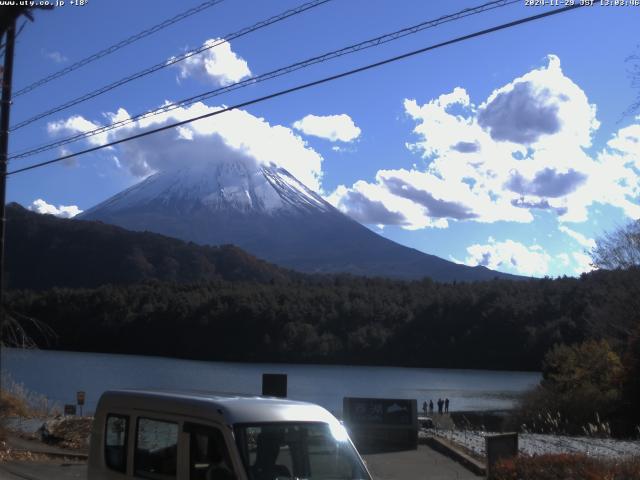 西湖からの富士山