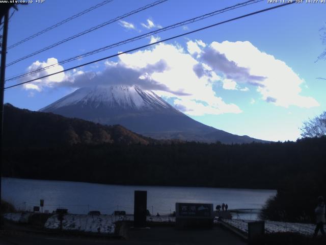 西湖からの富士山