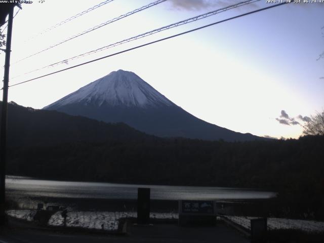 西湖からの富士山