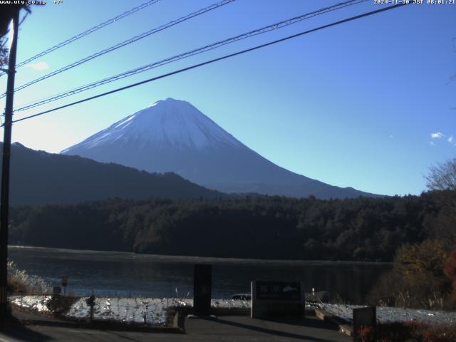 西湖からの富士山