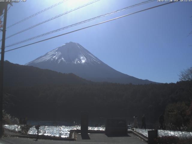 西湖からの富士山