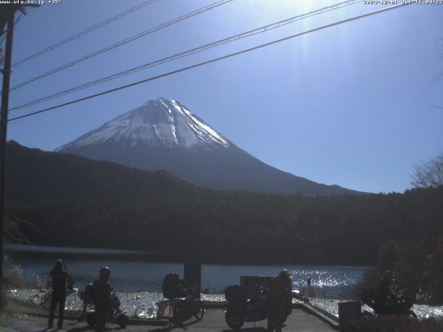 西湖からの富士山