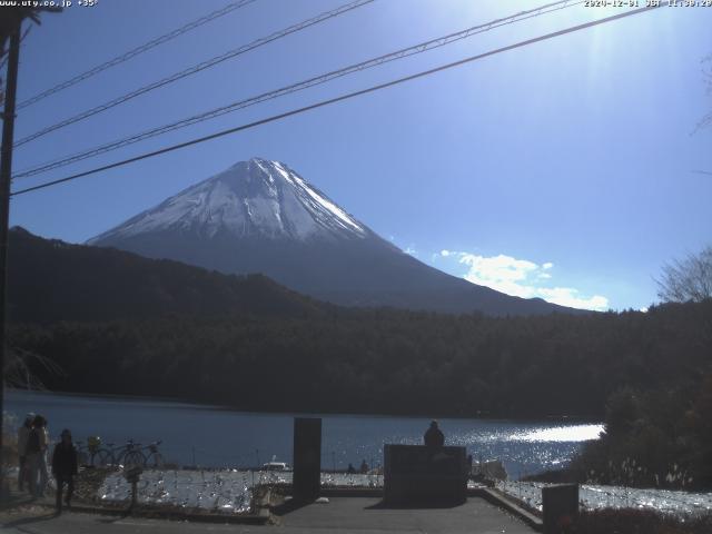 西湖からの富士山