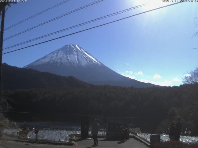 西湖からの富士山