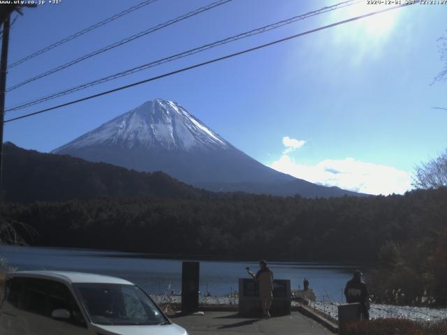 西湖からの富士山