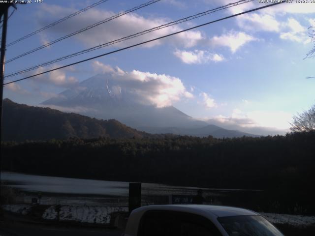 西湖からの富士山