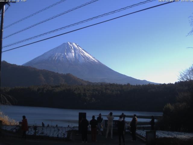 西湖からの富士山