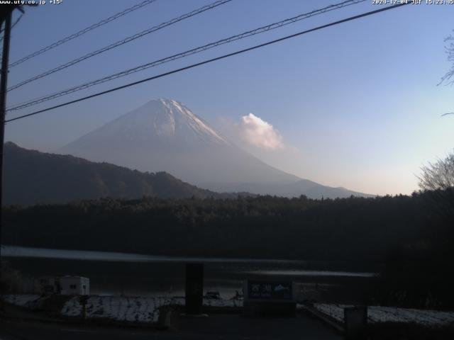 西湖からの富士山