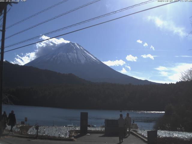 西湖からの富士山