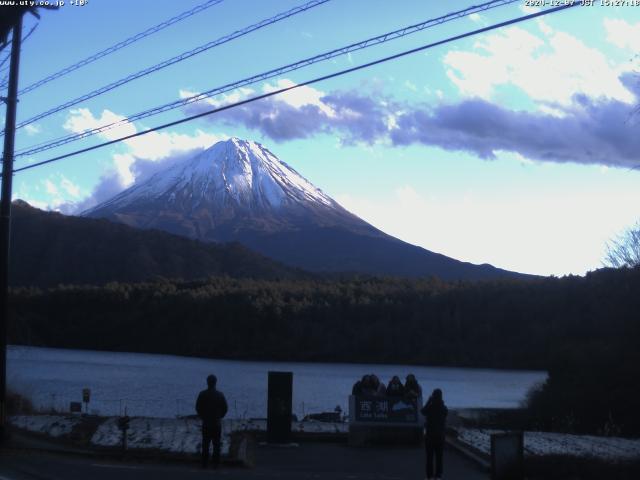 西湖からの富士山