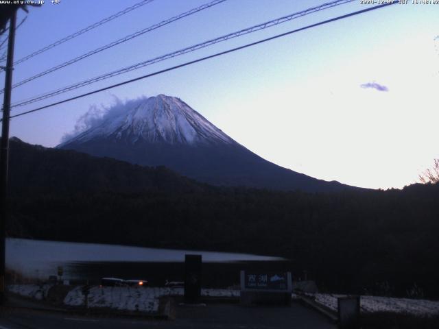 西湖からの富士山