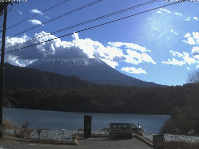 西湖からの富士山