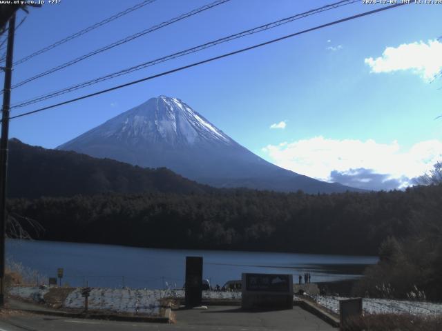 西湖からの富士山